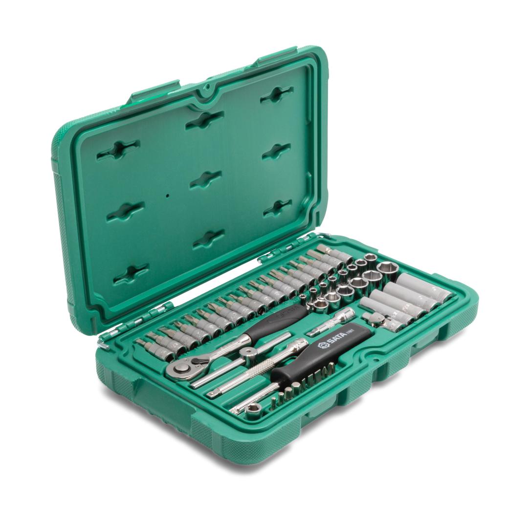 52 Pc. 1/4” Drive 6 Point Metric Socket Set - SATA