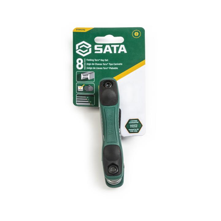 Image of 8-Key Torx® Key Fold-Up Set - SATA